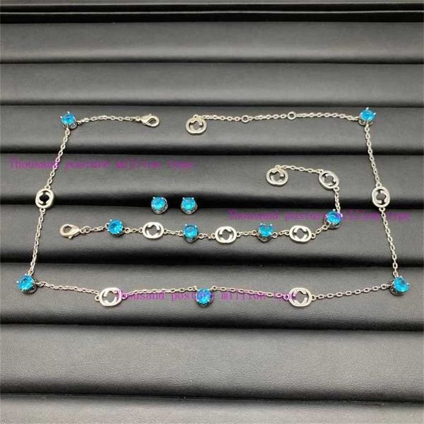 10% off 2023 new letter blue simple necklace bracelet earnail personality fashion jewelry, Black
10% off 2023 new letter blue simple necklace bracelet earnail personality fashion jewelry, Black