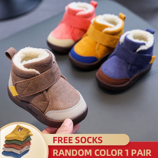 boots warm plush baby snow toddler winter boys girl infant shoes born outdoor kids hook loop 221122, Black;grey
boots warm plush baby snow toddler winter boys girl infant shoes born outdoor kids hook loop 221122, Black;grey
