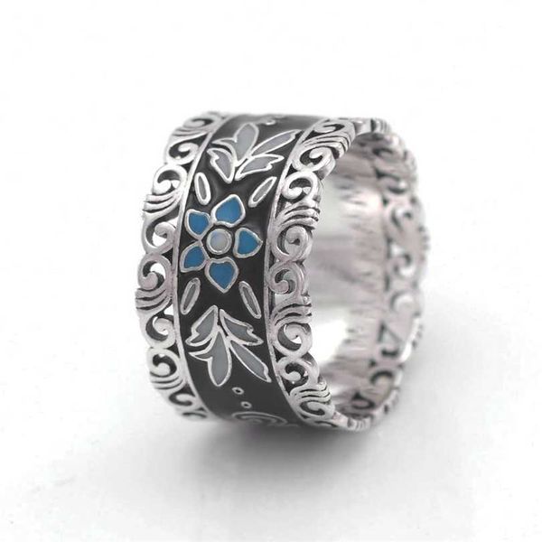 2023 jewelry series court style personalized flower carving wide silver food ring lovers fashion
2023 jewelry series court style personalized flower carving wide silver food ring lovers fashion