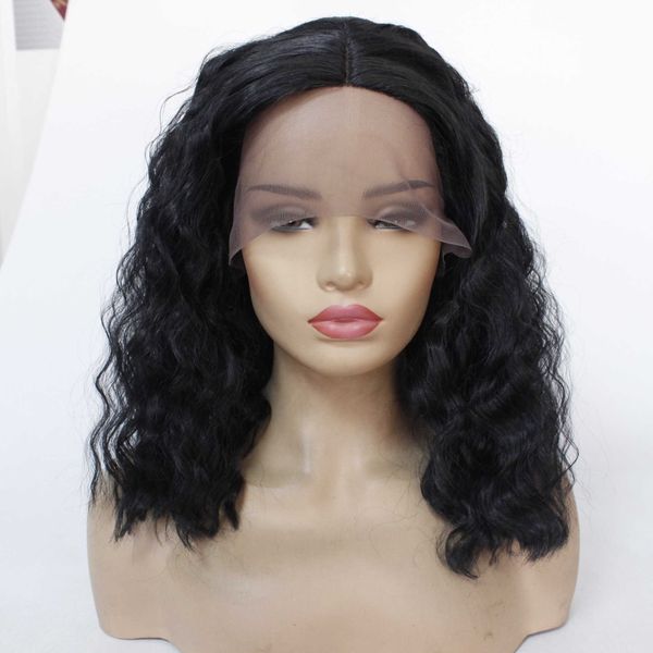 synthetic wigs wig head cover small curl selling front lace fashion black small fluffy wig 221122
synthetic wigs wig head cover small curl selling front lace fashion black small fluffy wig 221122