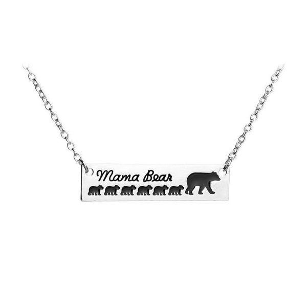 pendant necklaces mama bear necklace animal pendant necklaces sier plated alloy pendants fashion jewelry mothers day gifts drop deliv dhgsl, Silver
pendant necklaces mama bear necklace animal pendant necklaces sier plated alloy pendants fashion jewelry mothers day gifts drop deliv dhgsl, Silver