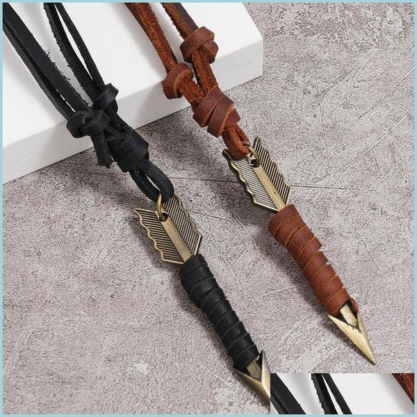 pendant necklaces weave bow arrow necklace adjustable leather chain necklaces pendant for women men punk fashion jewelry gift drop d dh0fu, Silver
pendant necklaces weave bow arrow necklace adjustable leather chain necklaces pendant for women men punk fashion jewelry gift drop d dh0fu, Silver