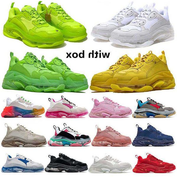 women mens casual shoes platform trainers designer flat sneakers crystal bottom 17w balanciagas triple s sneaker 36-45 vintage dad, Black
women mens casual shoes platform trainers designer flat sneakers crystal bottom 17w balanciagas triple s sneaker 36-45 vintage dad, Black