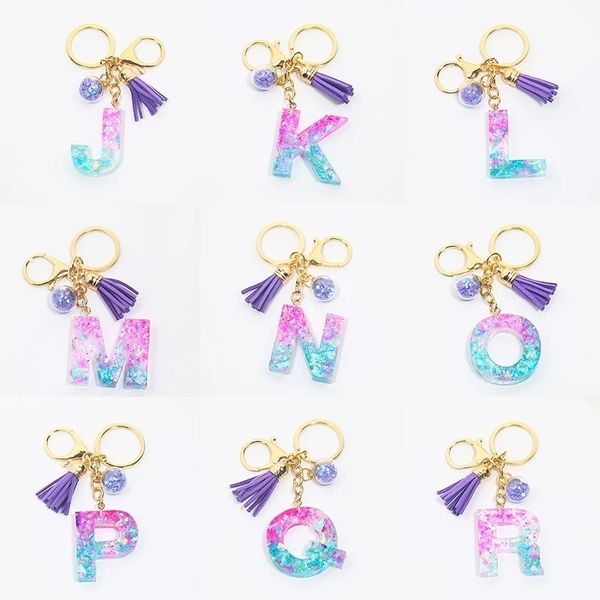 creative 26 initials letter keychain tassel pendant resin keyrings car key ring simple alphabet key chain party gift accessories, Silver
creative 26 initials letter keychain tassel pendant resin keyrings car key ring simple alphabet key chain party gift accessories, Silver