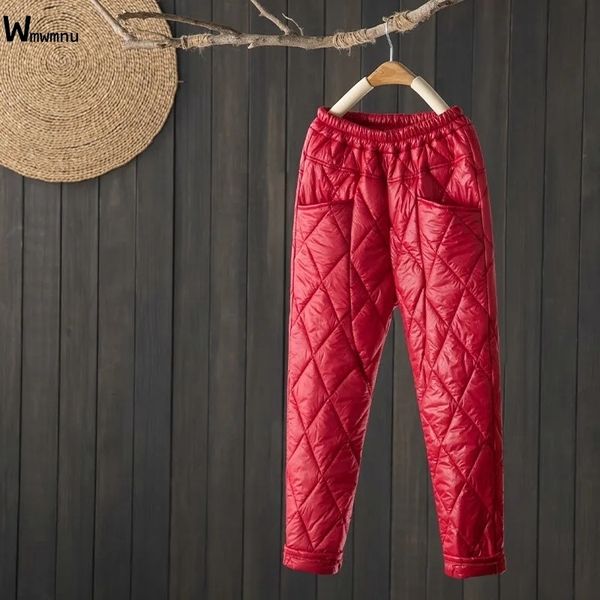women's pants capris casual windproof ultralight warm snow pantalones ankle thick 3xl oversize trousers elastic waist harem winter wome, Black;white
women's pants capris casual windproof ultralight warm snow pantalones ankle thick 3xl oversize trousers elastic waist harem winter wome, Black;white