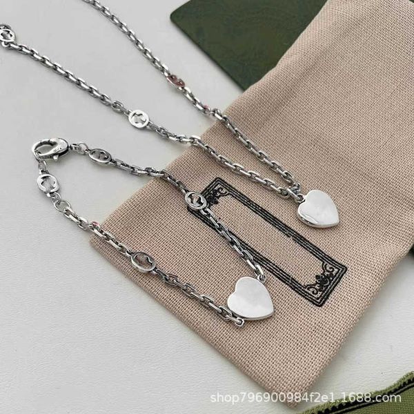 2023 designer new necklace bracelet female double enamel love little red blue heart jewelry, Black
2023 designer new necklace bracelet female double enamel love little red blue heart jewelry, Black