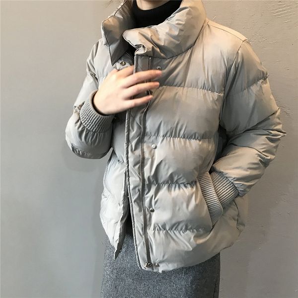 women's down parkas fashion short stand collar down parka winter down jacket women thick warm chic oversize coat female 221122, Black
women's down parkas fashion short stand collar down parka winter down jacket women thick warm chic oversize coat female 221122, Black