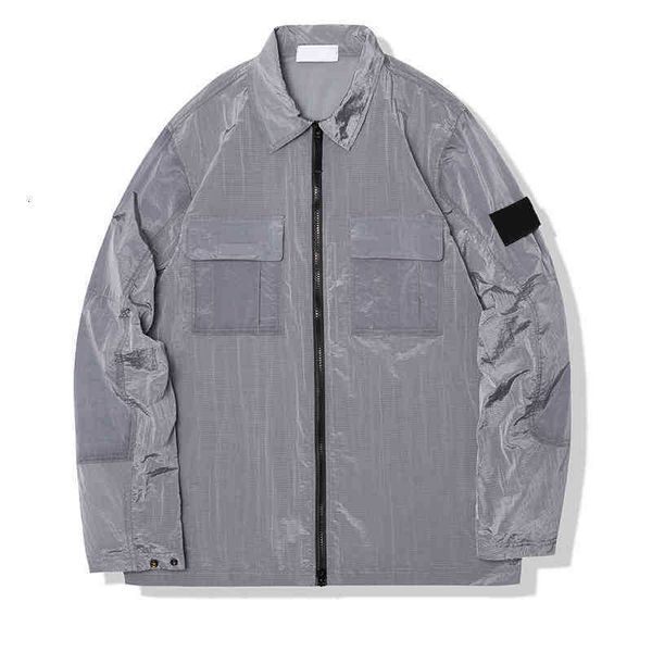 tone metal nylon brand stone men's jackets summer light and thin couple style coat leisure outdoor long sleeve tooling stones outerwear, Black;brown
tone metal nylon brand stone men's jackets summer light and thin couple style coat leisure outdoor long sleeve tooling stones outerwear, Black;brown