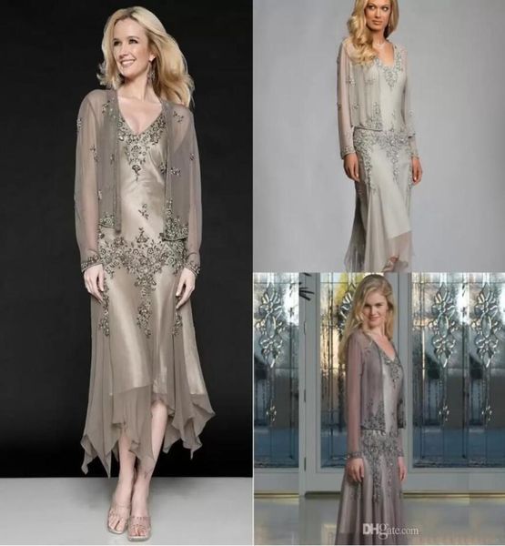 twopieces mother of the bride dresses with coat long sleeve tea length short wedding guest gowns custom mother groom dress1100259, Black;red
twopieces mother of the bride dresses with coat long sleeve tea length short wedding guest gowns custom mother groom dress1100259, Black;red