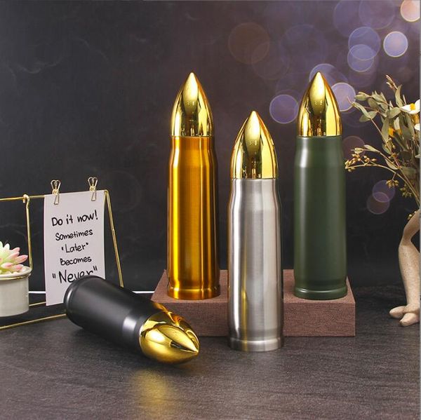 bullet shape water bottle tumbler thermos glasses portable insulation cup stainless steel vacuum military missile tea coffee mug creative dr
bullet shape water bottle tumbler thermos glasses portable insulation cup stainless steel vacuum military missile tea coffee mug creative dr