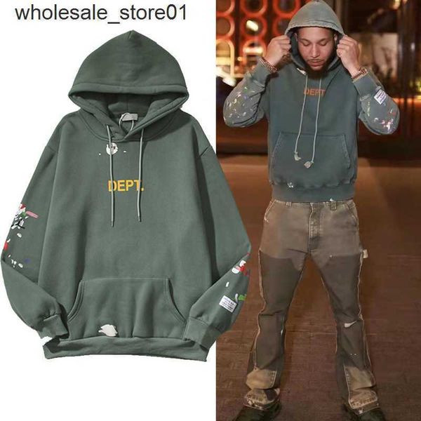 men's hoodies sweatshirts designer winter 22 galery dept painted graffiti splash fashion letter printed hoodie, Black
men's hoodies sweatshirts designer winter 22 galery dept painted graffiti splash fashion letter printed hoodie, Black