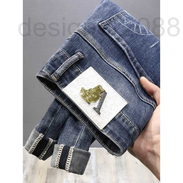 men's jeans designer end fashion brand 2022 spring and summer washed blue micro elastic versatile casual slim leggings 42x3
men's jeans designer end fashion brand 2022 spring and summer washed blue micro elastic versatile casual slim leggings 42x3