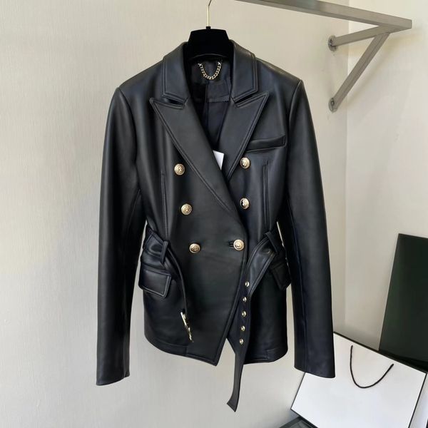 womens designer jackets denim woman coats bal autumn spring style slim for lady genuine leather jacket designer coat e1188, Black;brown
womens designer jackets denim woman coats bal autumn spring style slim for lady genuine leather jacket designer coat e1188, Black;brown