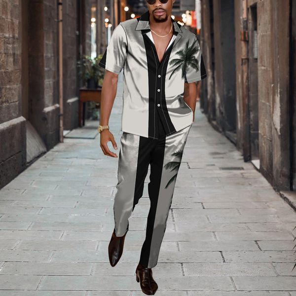 men's hoodies sweatshirts short sleeve shirt button trousers men 2pcs set suit 3d chic harajuku vintage printing summer hawaii beach ca, Black
men's hoodies sweatshirts short sleeve shirt button trousers men 2pcs set suit 3d chic harajuku vintage printing summer hawaii beach ca, Black