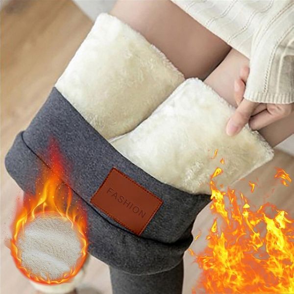womens leggings winter warm women thermal lambwool pants slim high waist velvet thick wool lamb cashmere leggins 221122, Black
womens leggings winter warm women thermal lambwool pants slim high waist velvet thick wool lamb cashmere leggins 221122, Black