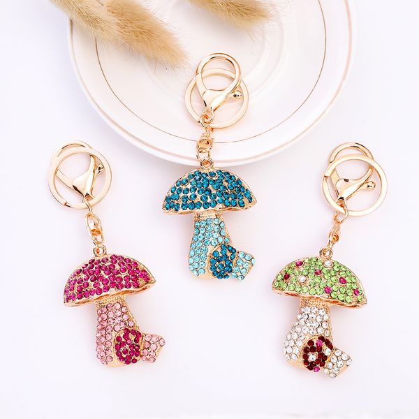 creative diamond set mushroom keychain pendant cute jewelry plant bag cartoon bag keychains accessories gift, Silver
creative diamond set mushroom keychain pendant cute jewelry plant bag cartoon bag keychains accessories gift, Silver