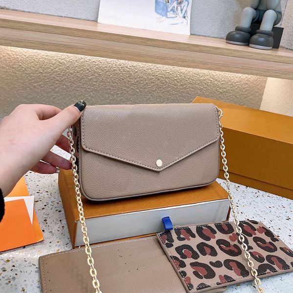 3pcs women pochette crossbody bag hand clutch handbags purse real leather removable chain fashion letters plain envelope wallet credit card
3pcs women pochette crossbody bag hand clutch handbags purse real leather removable chain fashion letters plain envelope wallet credit card