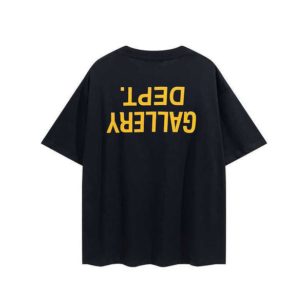 men t-shirt gall dep cotton fashion designer casual 22ss trendy reverse lettered short sleeve men's women's loose tee round neck o, White;black
men t-shirt gall dep cotton fashion designer casual 22ss trendy reverse lettered short sleeve men's women's loose tee round neck o, White;black