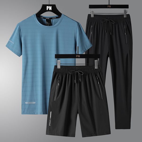 men's hoodies sweatshirts men's summer suit pure color breatha 3pieceset with tshirt and short casual sport trousers business suit, Black
men's hoodies sweatshirts men's summer suit pure color breatha 3pieceset with tshirt and short casual sport trousers business suit, Black