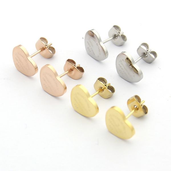 womens heart-shaped earrings studs designer jewelry simplicity studs color gold /silver /rose full brand as wedding christmas gift, Golden;silver
womens heart-shaped earrings studs designer jewelry simplicity studs color gold /silver /rose full brand as wedding christmas gift, Golden;silver