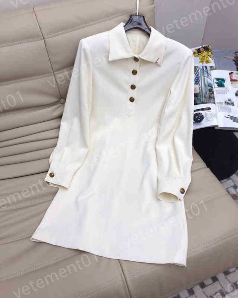 womens designer dress lapel neck waist polo dress fashion logo brooch decoration dresses, Black;gray
womens designer dress lapel neck waist polo dress fashion logo brooch decoration dresses, Black;gray