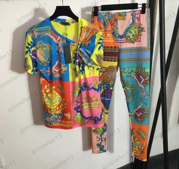 womens tracksuits medusa large pin vintage print short sleeve t-shirt elastic high waist tight casual trousers designer features two piece w, Gray
womens tracksuits medusa large pin vintage print short sleeve t-shirt elastic high waist tight casual trousers designer features two piece w, Gray