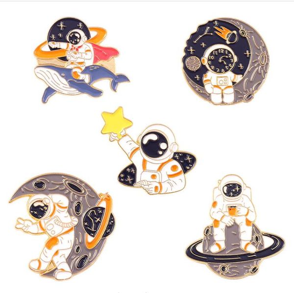 cartoon jewelry brooches astronaut space memorial alloy paint brooch metal badge pin, Red;brown
cartoon jewelry brooches astronaut space memorial alloy paint brooch metal badge pin, Red;brown