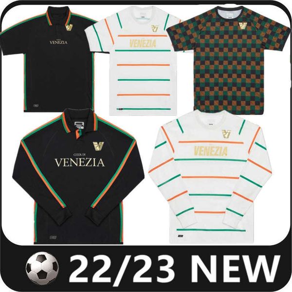 22 23 venezia fc long sleeve soccer jerseys home black away white third blue 4th red 10# aramu 11# forte venice 2022 2023 busio 27# football, Black;yellow
22 23 venezia fc long sleeve soccer jerseys home black away white third blue 4th red 10# aramu 11# forte venice 2022 2023 busio 27# football, Black;yellow