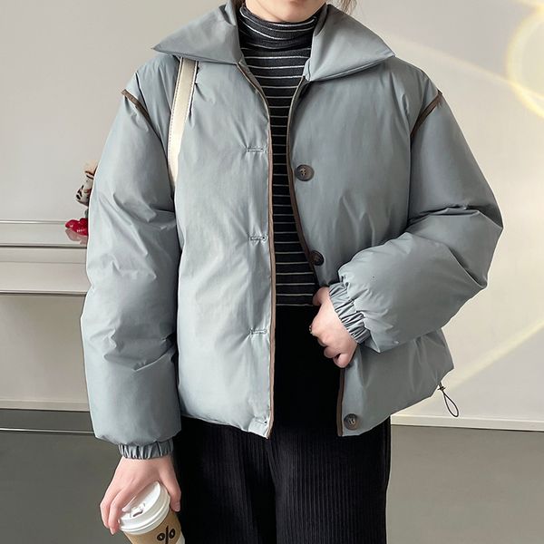 women's down parkas women's winter autumn casual jacket stand collar short singlebreasted solid color coat preppy parka ladies chi, Black
women's down parkas women's winter autumn casual jacket stand collar short singlebreasted solid color coat preppy parka ladies chi, Black