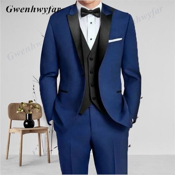 mens suits blazers gwenhwyfar slim fit blue men party tuxedos with black lapel groom wedding blazer pants vest costume homme 221121, White;black
mens suits blazers gwenhwyfar slim fit blue men party tuxedos with black lapel groom wedding blazer pants vest costume homme 221121, White;black