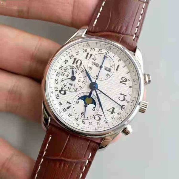 superclone lw watch leisure famous watchmaker male automatic mechanical waterproof watch eight needle lunar leather phase multifunctional st, Slivery;brown
superclone lw watch leisure famous watchmaker male automatic mechanical waterproof watch eight needle lunar leather phase multifunctional st, Slivery;brown