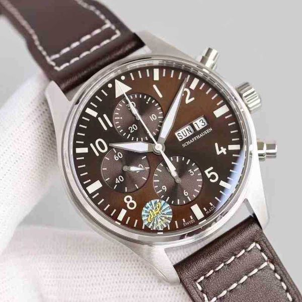 dial full automatic large mechanical watch men's 6-pin pilot complex luminous function timing leisure business 0dh4, Black;brown
dial full automatic large mechanical watch men's 6-pin pilot complex luminous function timing leisure business 0dh4, Black;brown