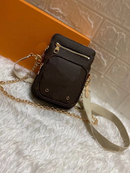 2022 luxury wallet mobile phone bag adjustable shoulder strap card bag m80746, Brown;gray
2022 luxury wallet mobile phone bag adjustable shoulder strap card bag m80746, Brown;gray