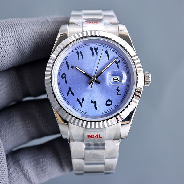 Designer men's watch 41/36mm blue dial automatic mechanical movement 904L stainless steel strap sapphire waterproof classic waterproof gift watch Montre De Luxe
Designer men's watch 41/36mm blue dial automatic mechanical movement 904L stainless steel strap sapphire waterproof classic waterproof gift watch Montre De Luxe