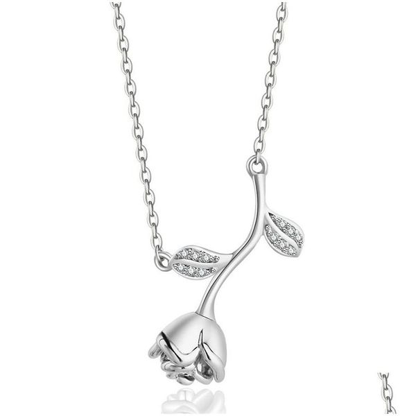 pendant necklaces rose necklaces for women girls cubic zirconia flower pendant necklace birthday mothers day jewelry gifts drop deli dhpsh, Silver
pendant necklaces rose necklaces for women girls cubic zirconia flower pendant necklace birthday mothers day jewelry gifts drop deli dhpsh, Silver
