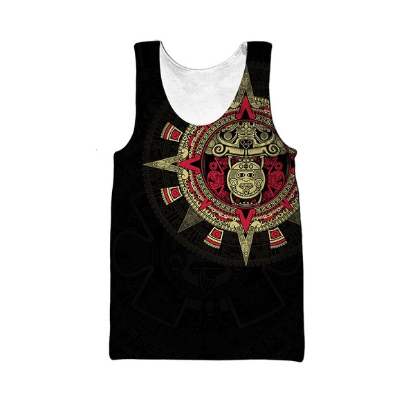 men' tank cloocl mexican aztec warrior tank 3d graphic printed polyester vest fashion man aztec sportswear casual men clothing 22112, White;black
men' tank cloocl mexican aztec warrior tank 3d graphic printed polyester vest fashion man aztec sportswear casual men clothing 22112, White;black
