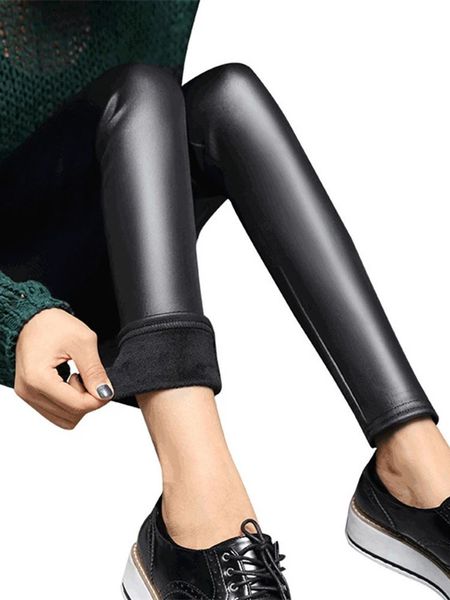 womens leggings yrrety women winter faux leather velvet warm pants high waist trousers thick stretch fleece lining skinny anklelength 221122, Black
womens leggings yrrety women winter faux leather velvet warm pants high waist trousers thick stretch fleece lining skinny anklelength 221122, Black