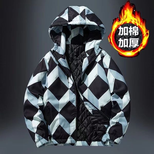 men's down parkas men's cottonpadded jacket winter thick and warm male jacket korean style trendy cotton clothing large size coat, Black
men's down parkas men's cottonpadded jacket winter thick and warm male jacket korean style trendy cotton clothing large size coat, Black