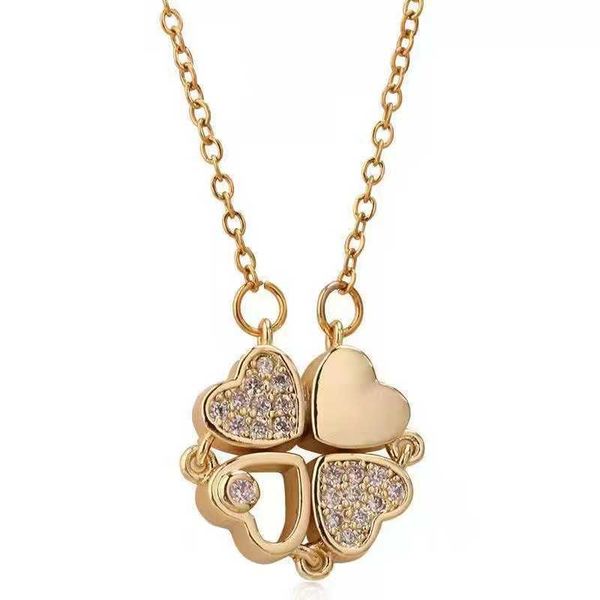pendant necklaces 2022 new titanium steel four leaf grass necklace women's net red explosion love shaped clavicle chain for girlfriends, Silver
pendant necklaces 2022 new titanium steel four leaf grass necklace women's net red explosion love shaped clavicle chain for girlfriends, Silver