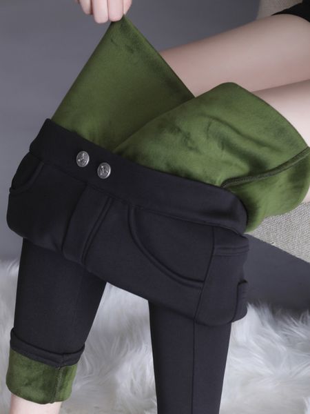 womens leggings high waist warm plush pants outerwear thick cotton trousers winter female large size fleece for women 221122, Black
womens leggings high waist warm plush pants outerwear thick cotton trousers winter female large size fleece for women 221122, Black