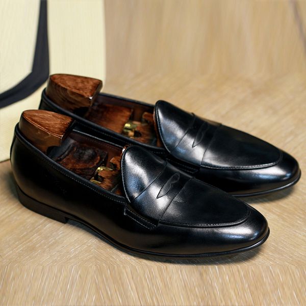 2022 fashion mens driving loafers office shoes genuine leather gentlemen wedding dress shoes brogue shoe, Black
2022 fashion mens driving loafers office shoes genuine leather gentlemen wedding dress shoes brogue shoe, Black