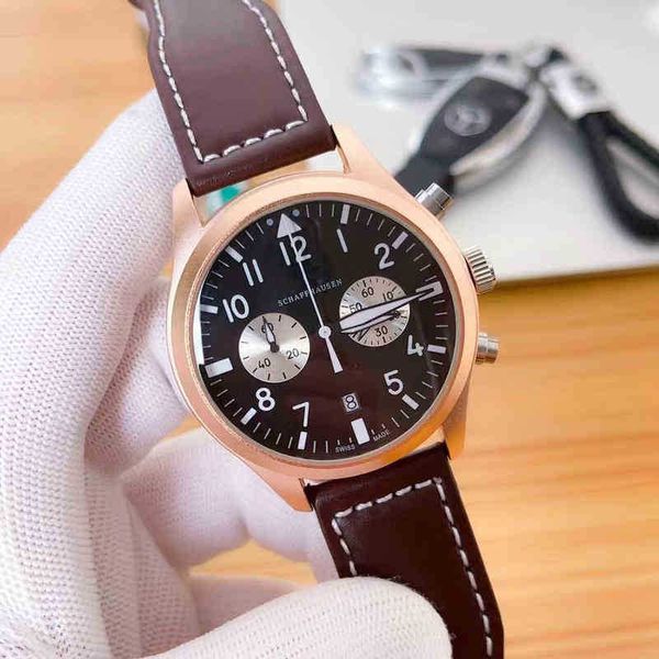 strap timing design calfskin pilot waterproof men's movement multifunctional series watch trend xmn7, Black;brown
strap timing design calfskin pilot waterproof men's movement multifunctional series watch trend xmn7, Black;brown