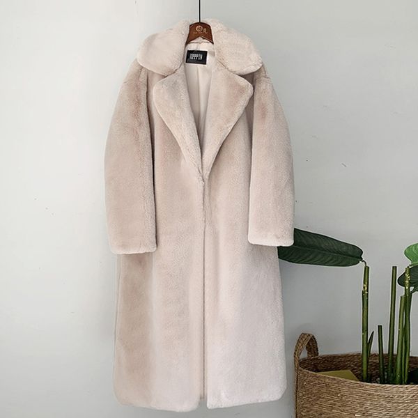 women's fur faux fur women winter faux fur coat warm thick long plush overcoat turn down collar female with belt casaco feminino with s, Black
women's fur faux fur women winter faux fur coat warm thick long plush overcoat turn down collar female with belt casaco feminino with s, Black