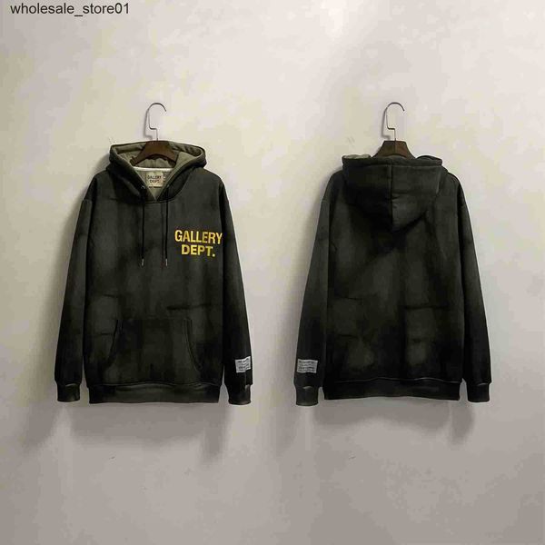 men's hoodies sweatshirts designer fashion brand winter new galery dept hooded plush men women's couple's sweater, Black
men's hoodies sweatshirts designer fashion brand winter new galery dept hooded plush men women's couple's sweater, Black