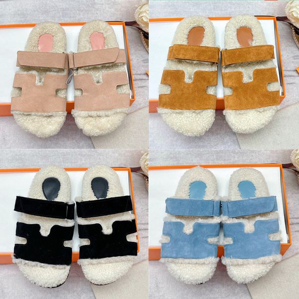 designer wool slippers women house shoes suede moccasin h sandals winter warm fleece lined sheepskin shearling slides, Black
designer wool slippers women house shoes suede moccasin h sandals winter warm fleece lined sheepskin shearling slides, Black