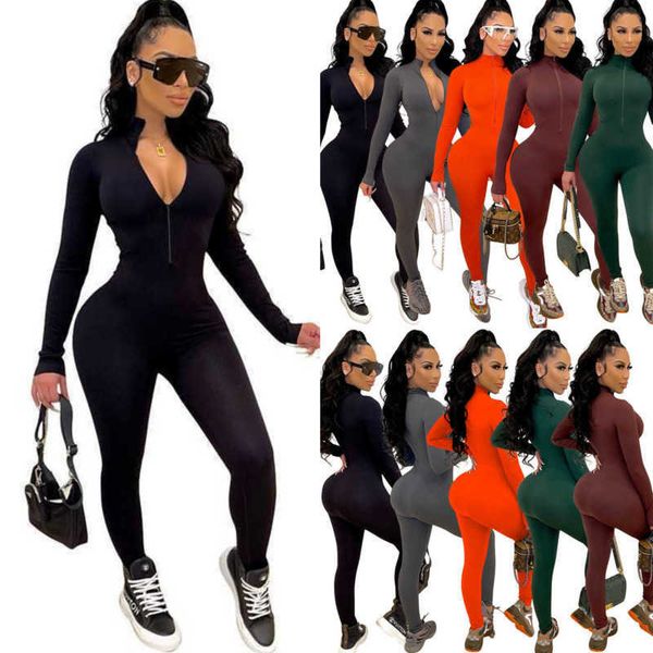 fall and winter womens fashion sports jumpsuits leisure bodysuits tight long sleeve conjoined pants zipper rompers bodycon capris, Black;white
fall and winter womens fashion sports jumpsuits leisure bodysuits tight long sleeve conjoined pants zipper rompers bodycon capris, Black;white