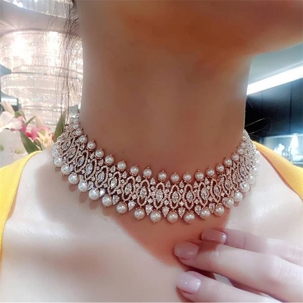 chokers janekelly clear white stone cubic zirconia micro pave setting wedding choker for women punk hiphop rock jewellery 221121, Golden;silver
chokers janekelly clear white stone cubic zirconia micro pave setting wedding choker for women punk hiphop rock jewellery 221121, Golden;silver