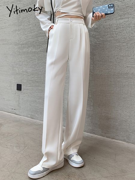 women's pants capris yitimoky white for women office lady high waist clothes work korean fashion black full length side stripe trousers, Black;white
women's pants capris yitimoky white for women office lady high waist clothes work korean fashion black full length side stripe trousers, Black;white