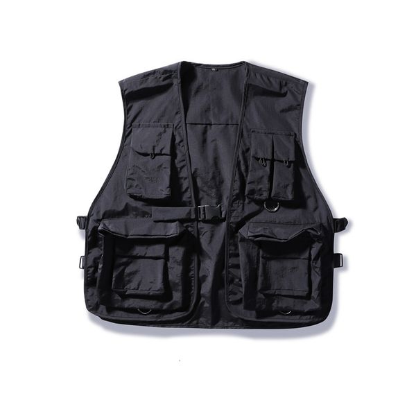 mens vests military multiple pockets cargo hip hop men dad core sleeveless jacket gilet streetwear 221122, Black;white
mens vests military multiple pockets cargo hip hop men dad core sleeveless jacket gilet streetwear 221122, Black;white