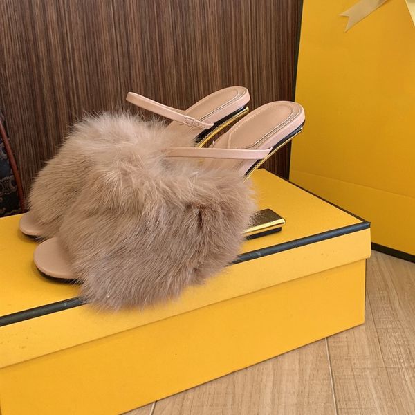 women's first high-heeled sandals slipper shaped heel in pale pink brown black leather collection real marten fur heels italy fashion f
women's first high-heeled sandals slipper shaped heel in pale pink brown black leather collection real marten fur heels italy fashion f